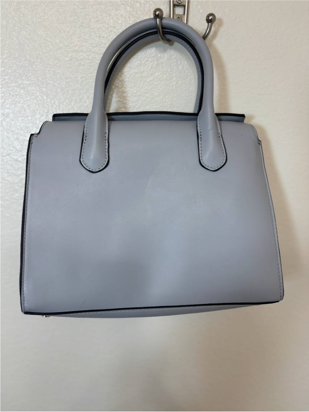 Light blue Structured Top-Handle Crossbody Bag - Picture 2 of 7